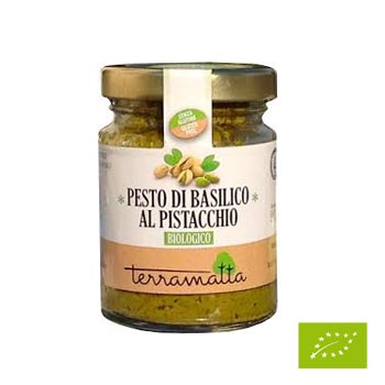Pesto z bazylii i pistacji BIO 90g