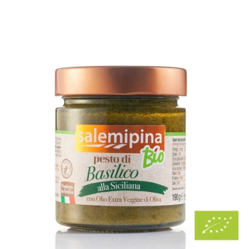 Sycylijskie pesto bazyliowe BIO 190 g