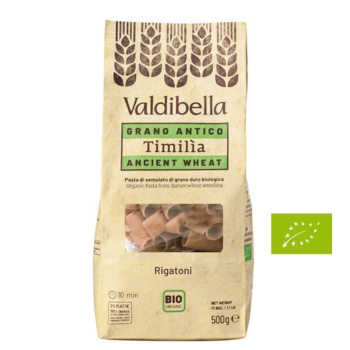 Makaron rigatoni z pszenicy Timilia 500g BIO