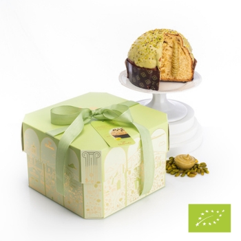 Panettone nadziewane pistacjami BIO 650g