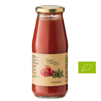 Sos pomidorowy z bazylią 410g BIO