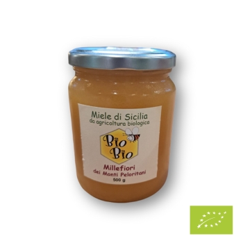 Miód wielokwiatowy z Gór Pelorytańskich BIO 500g