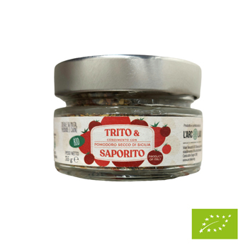 Pesto z suszonymi pomidorami z Sycylii "Trito & Saporito" BIO 35g